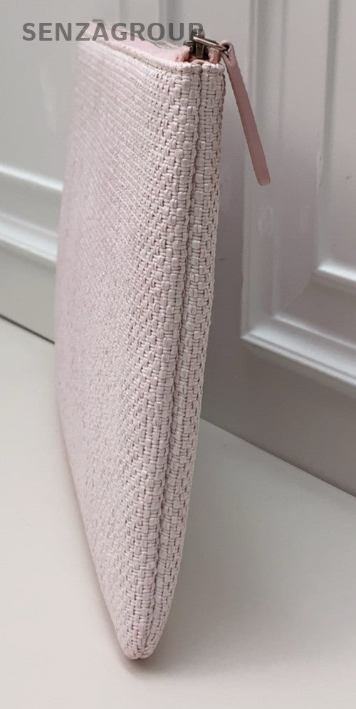 Chanel  Deauville Clutch Bag Pink Used Women Designer