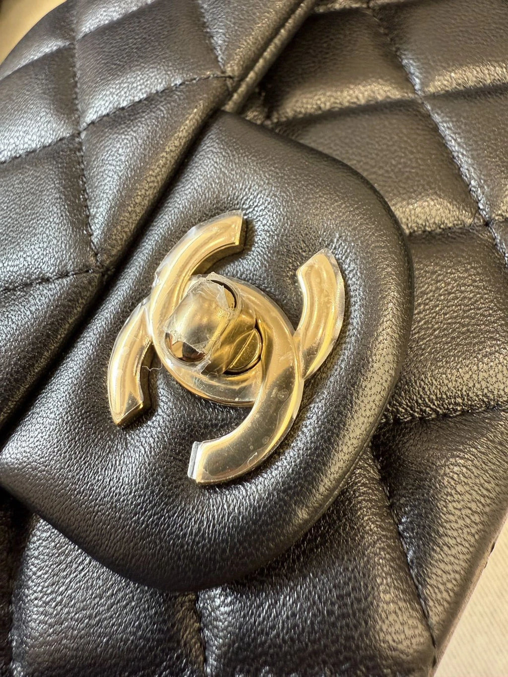 CHANEL Black Lambskin Mini CF Shoulder Bag For Women