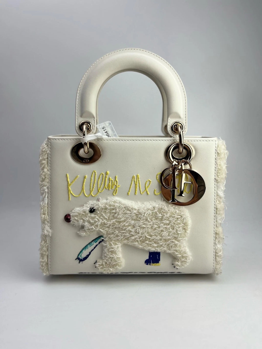 Dior Lady Dior Artist Limited Edition Ruby Handbag For Women