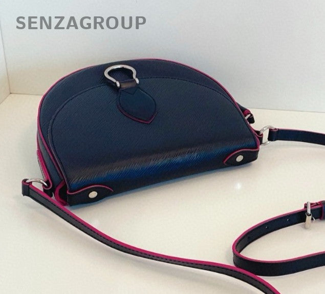 Louis Vuitton Saint Cloud Saddle Epi Leather Shoulder bag Crossbody Black Women