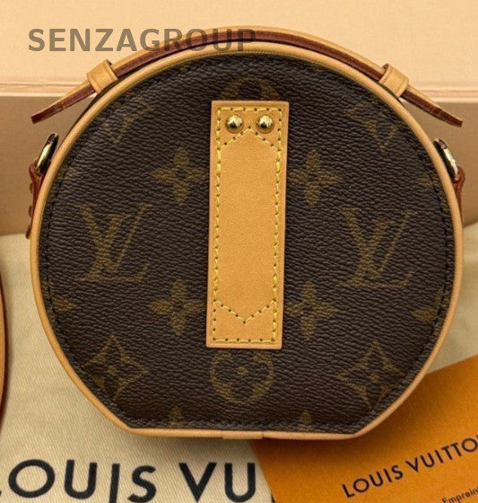 Louis Vuitton Petite Boite Chapeau Mini Monogram Crossbody Brown Women