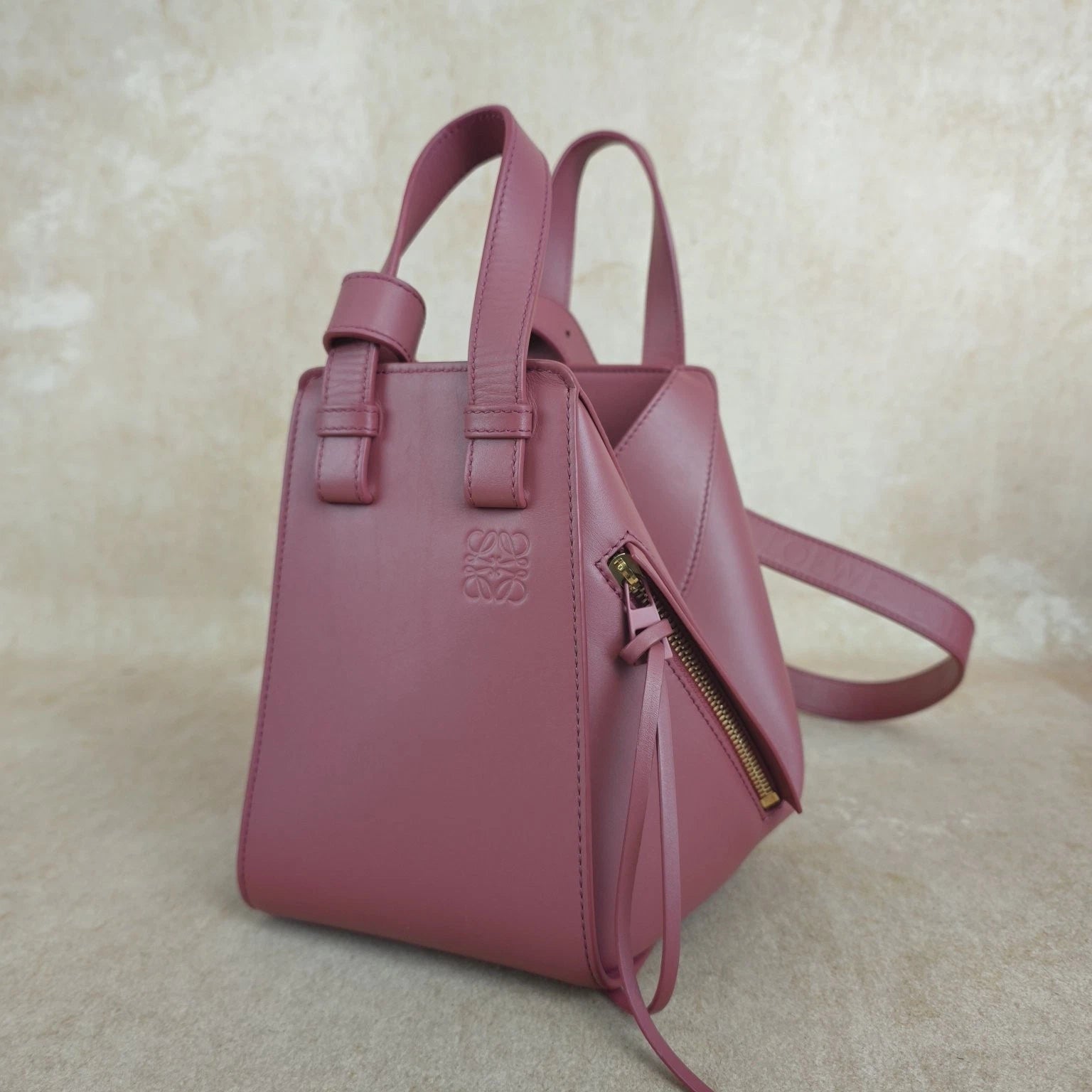 Loewe Hammock Small Pink Shoulder Crossbody Bag For Women