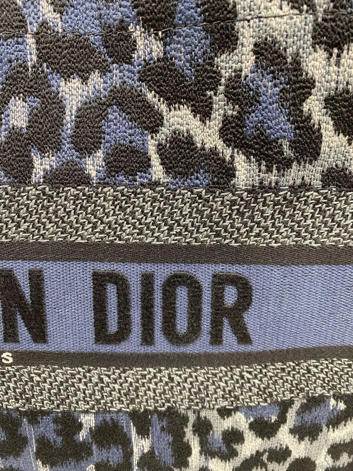 Authentic Dior Leopard Print Medium Book Tote Handbag For Women
