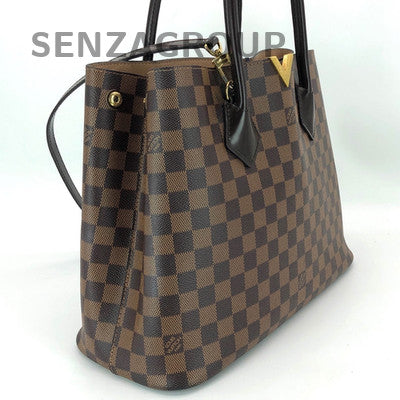 Louis Vuitton Kensington Damier Ebene Shoulder Bag Gold Hardware