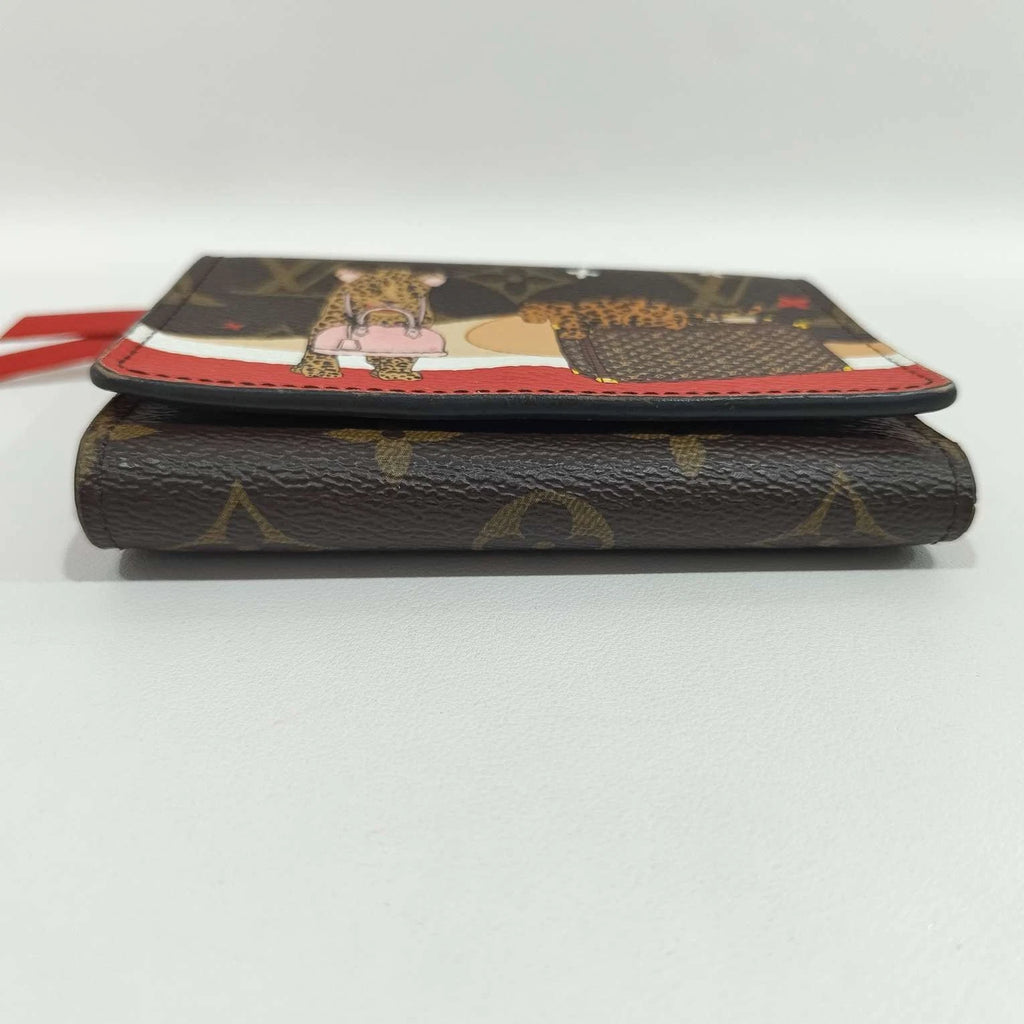Louis Vuitton Leopard Print Leather Wallet For Women