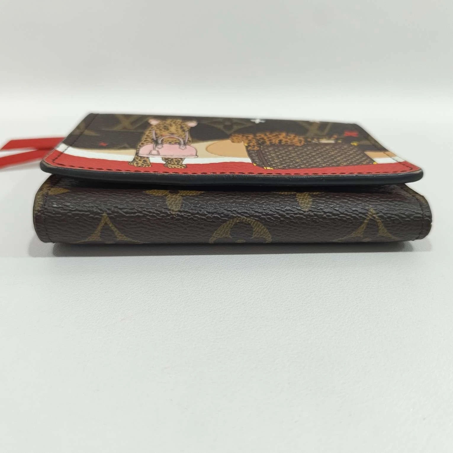 Louis Vuitton Leopard Print Leather Wallet For Women