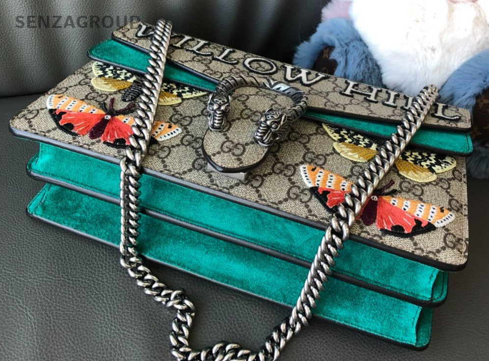 GUCCI Dionysus MM Limited Edition Monogram Chain Shoulder bag Women