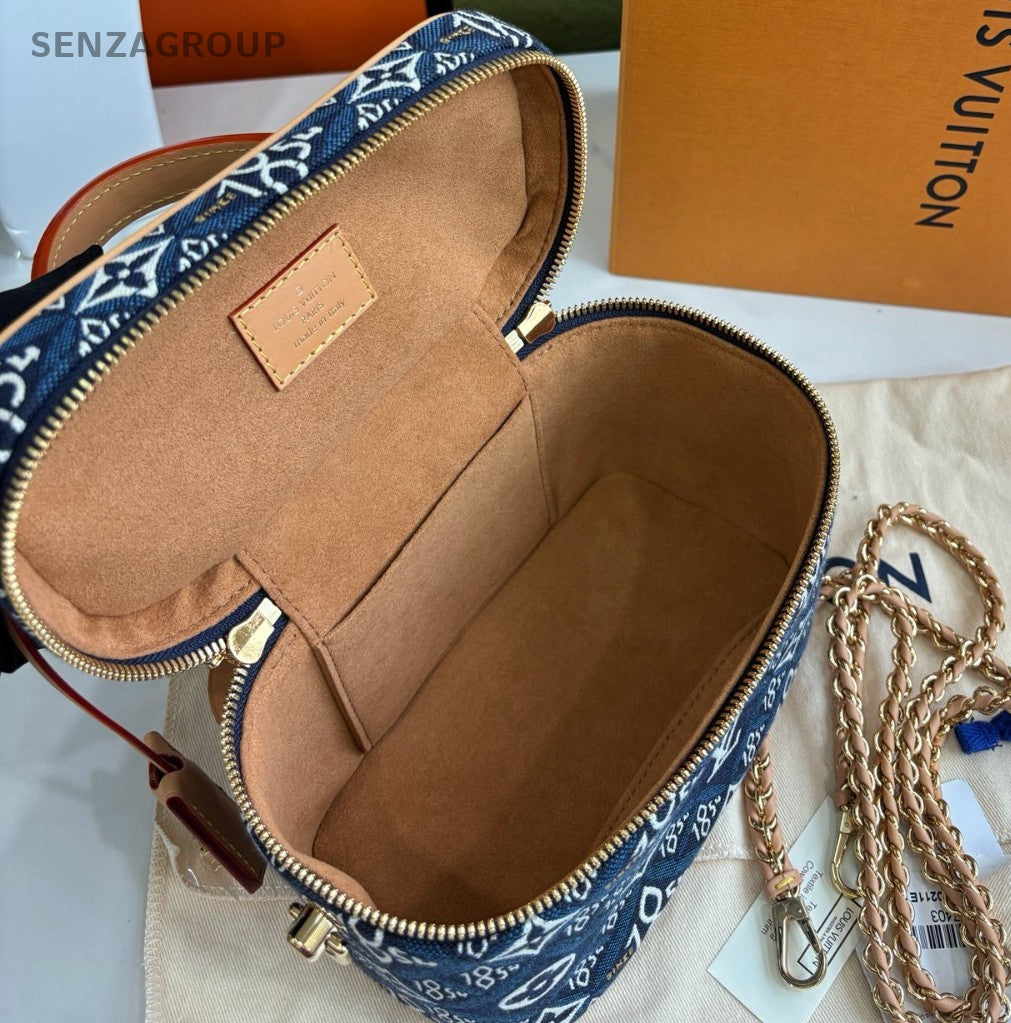 Louis Vuitton Vanity Denim PM Top Handle 2WAY Crossbody bay CHIP VERSION