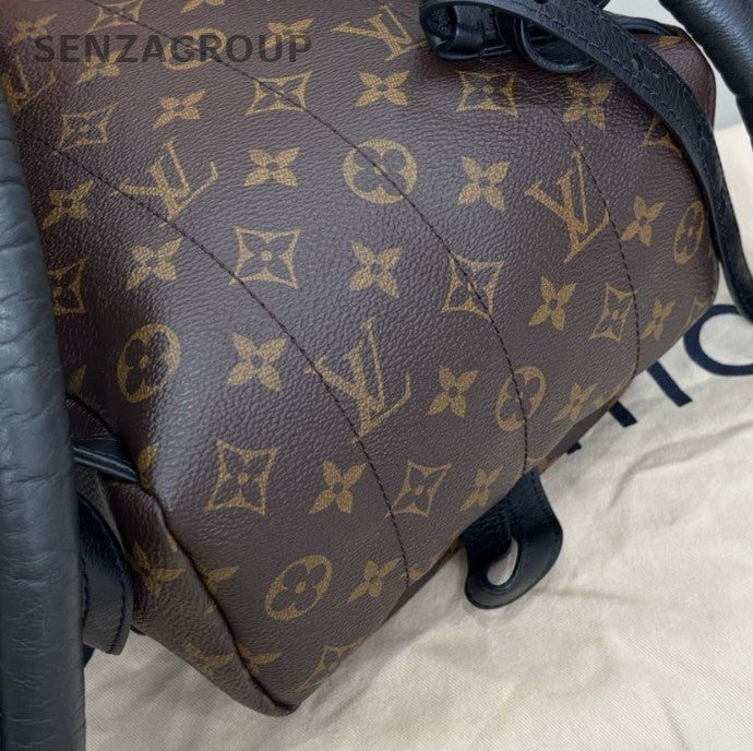 Louis Vuitton Springs MM Monogram Backpack Brown Gold Unisex Adults Classic