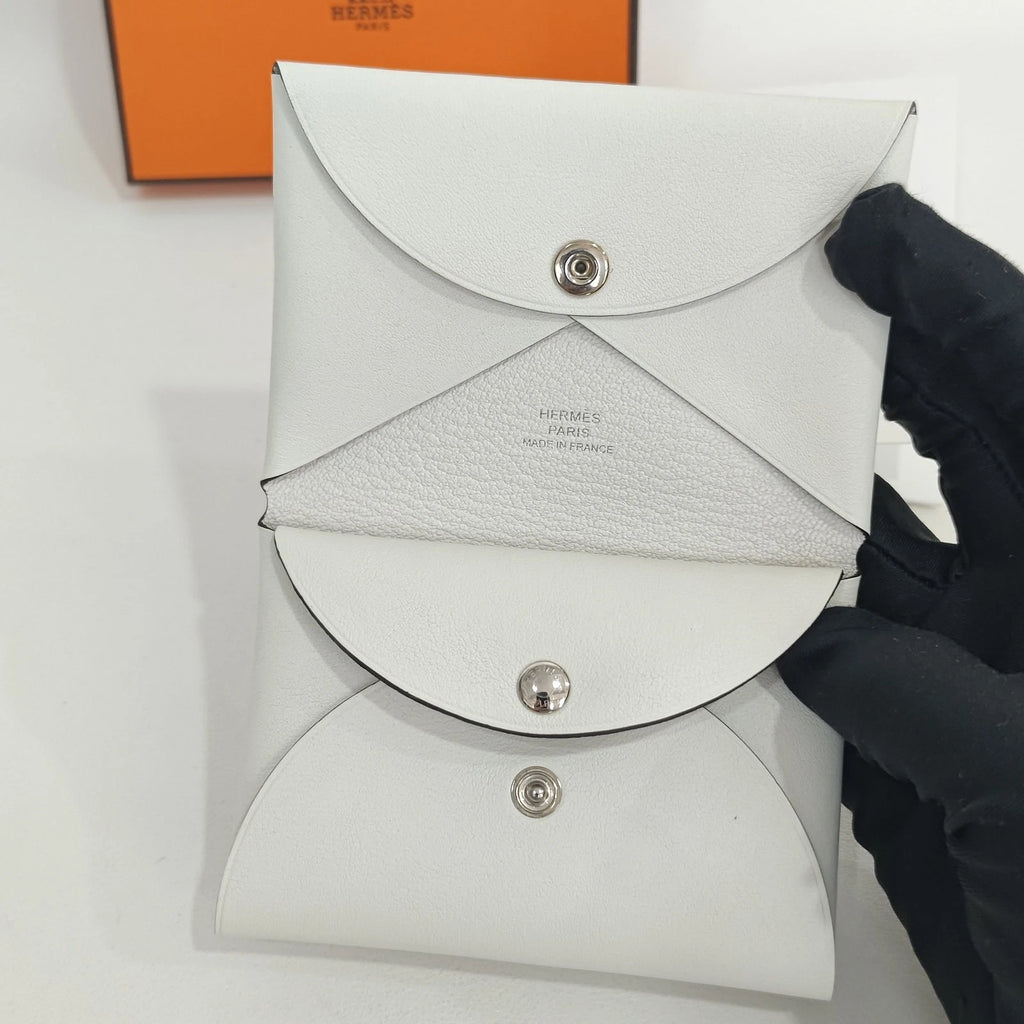 Hermes Women Leather Card Holder Card Case