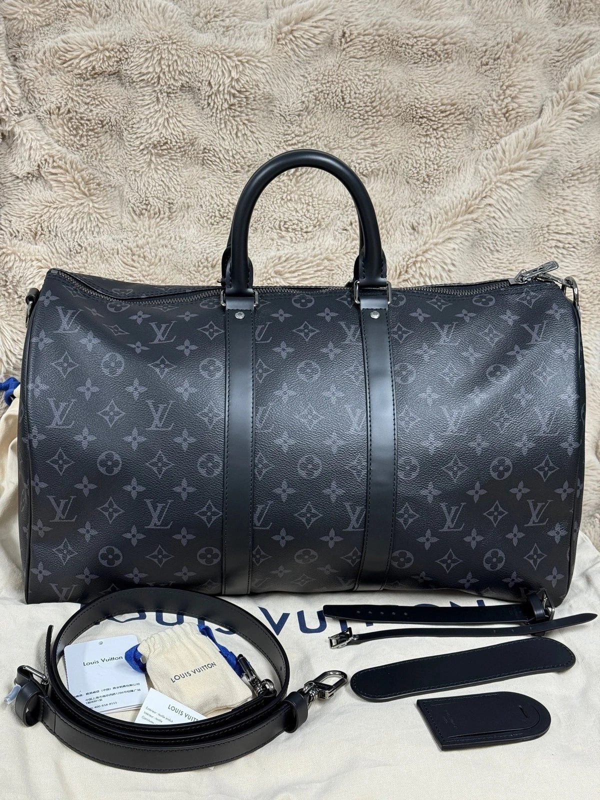 Louis Vuitton Keepall45 Top Handle Travel Bag For Unisex