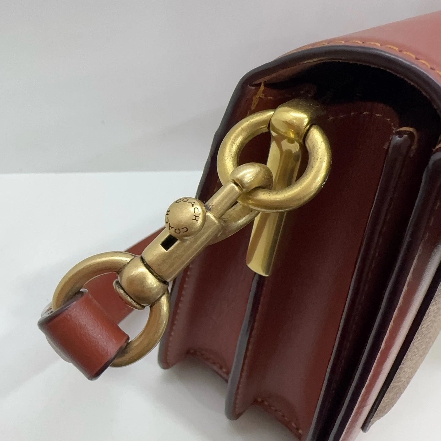Coach Tabby 26 Women's Logo Leather Shoulder Crossbody Handbag