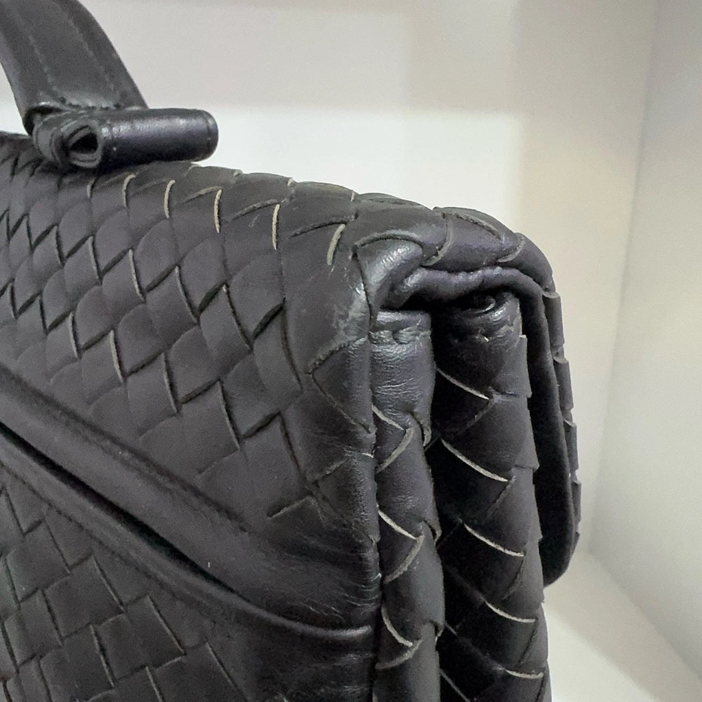 Bottega Veneta Classic Woven Leather Handbag Briefcase For Women
