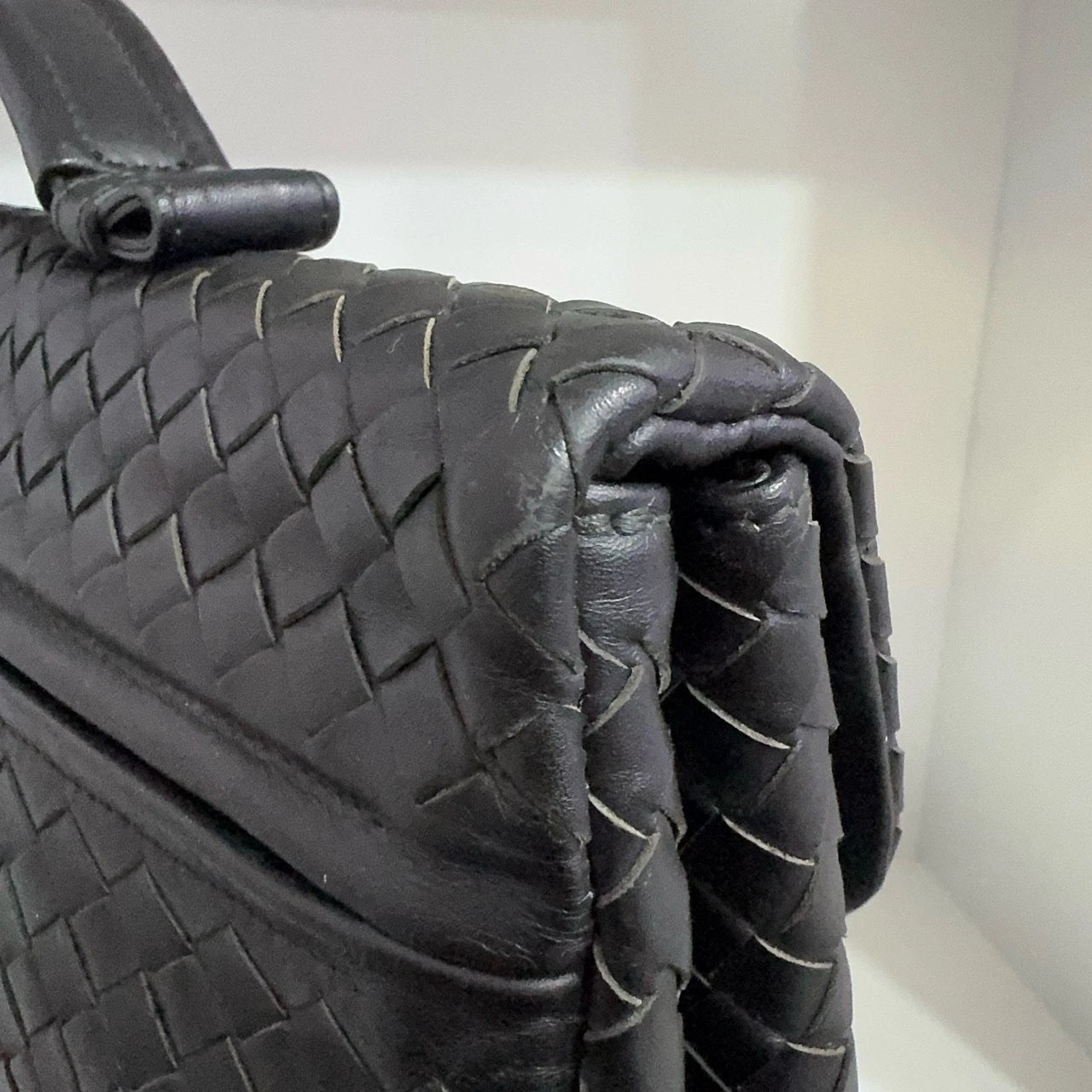 Bottega Veneta Classic Woven Leather Handbag Briefcase For Women