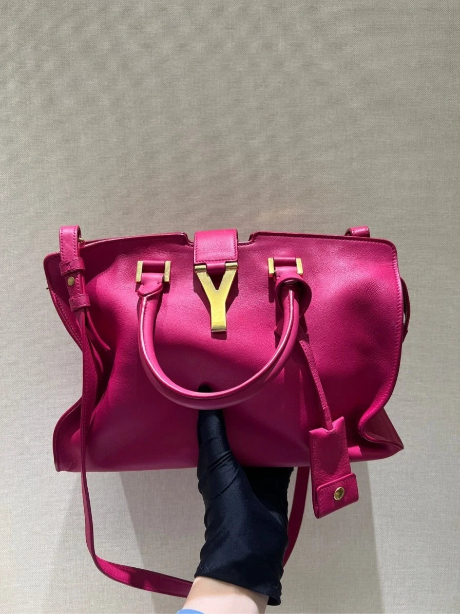 YSL Cabas Pink Handbag Crossbody Bag For Women