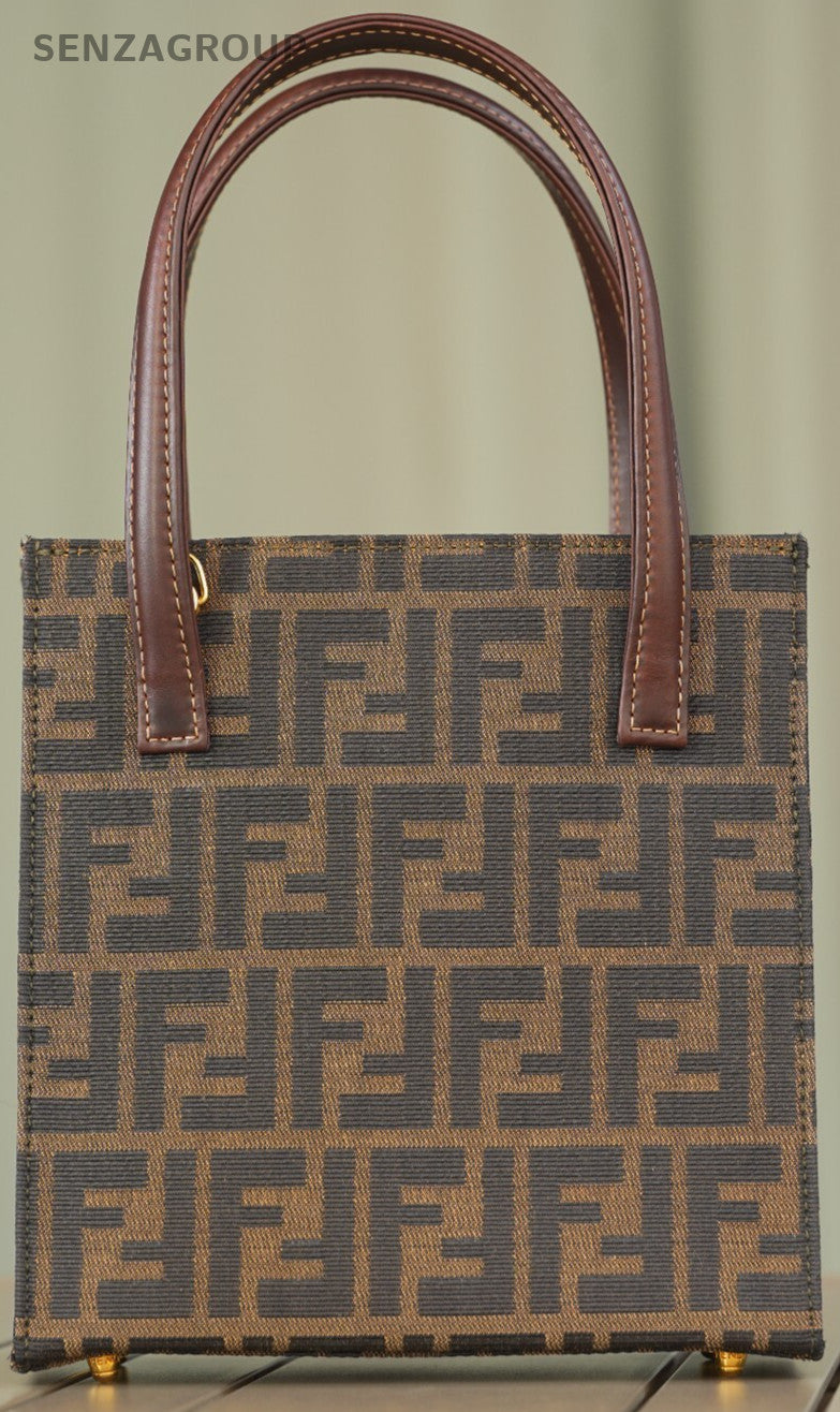 FENDI  Zucca 2way Tote Handbag Brown