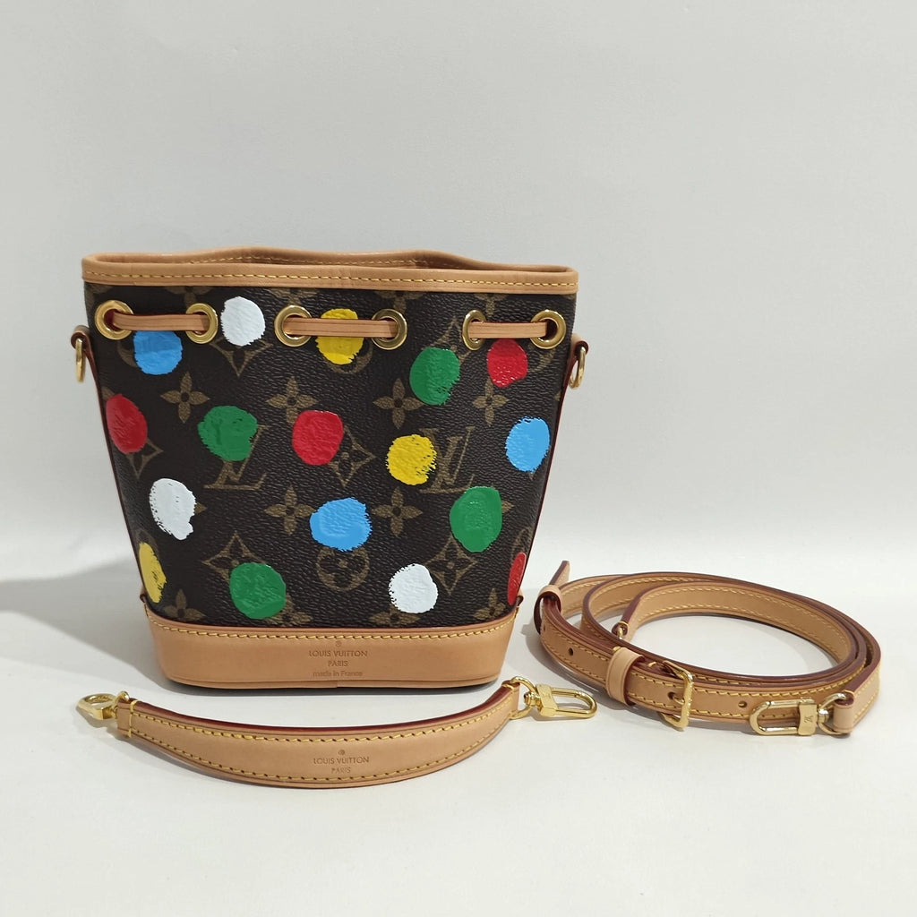 Louis Vuitton x Yayoi Kusama Polka Dot Nano Bucket Bag For Women