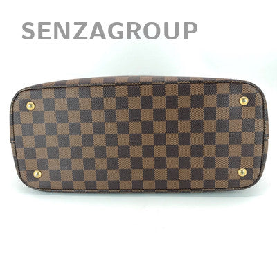 Louis Vuitton Kensington Damier Ebene Shoulder Bag Gold Hardware
