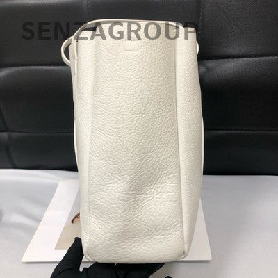 Balenciaga Leather Crossbody Bag Women's Classic Black White