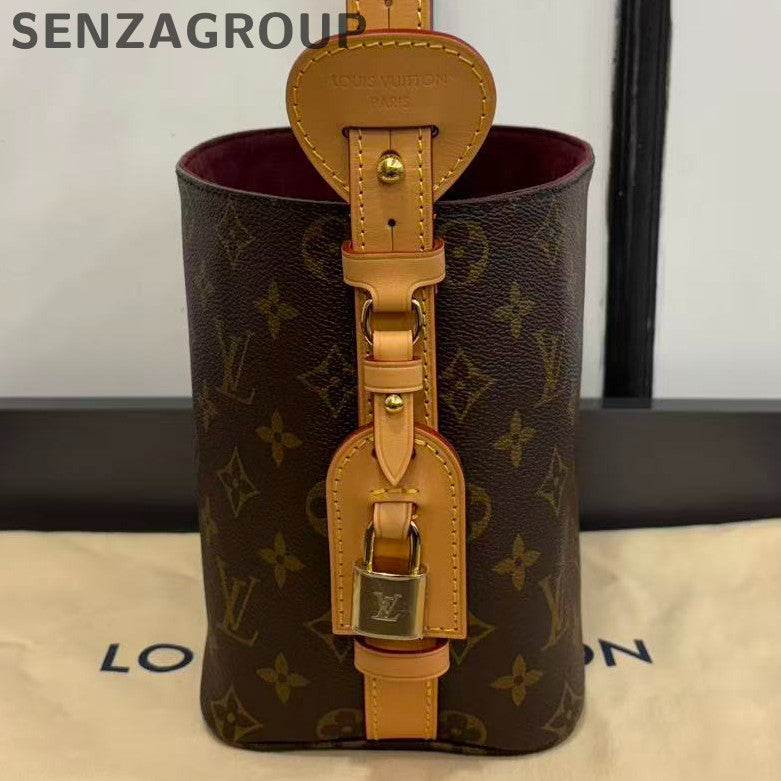 Louis Vuitton All In BB Small Monogram Shoulder Bag Brown Classic Women