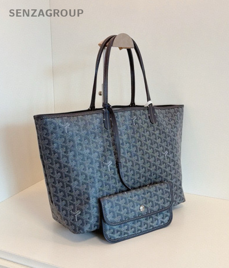 Goyard Saint Louis Tote MM Monogram Shoulder bag withe Pouch Women Classic