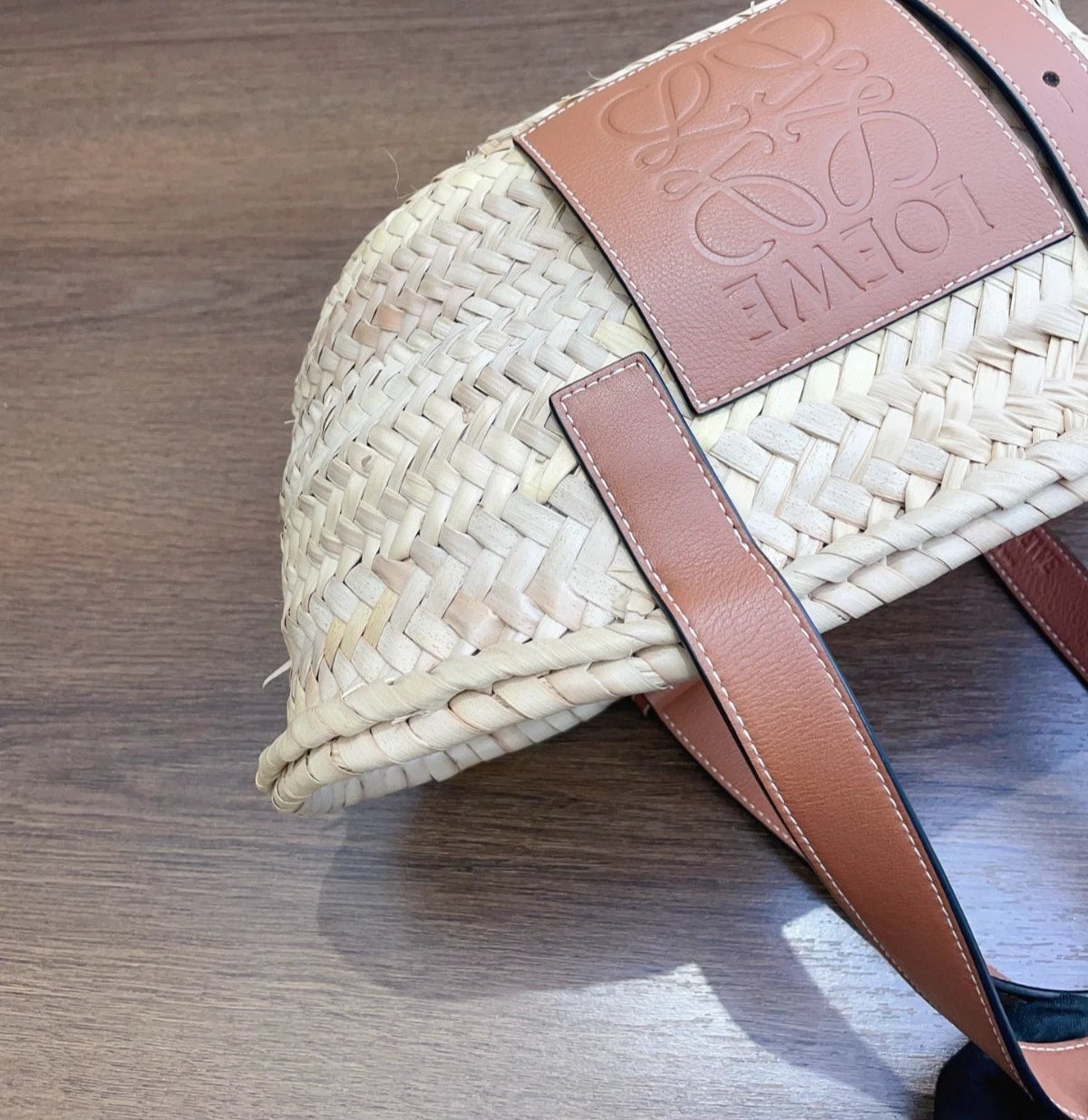 Loewe Basket Tote Top Handle Bag Shoulder Bag Excellent