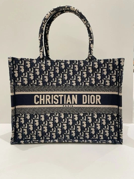 Authentic Dior Monogram Canvas Tote Bag For Women