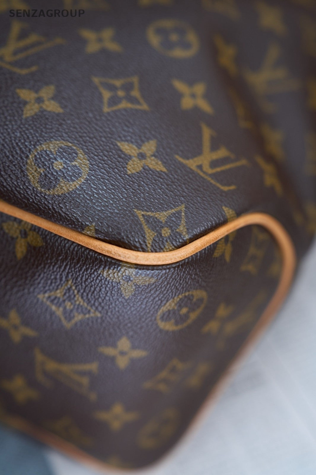 Louis Vuitton Delightful PM Monogram Leather Shoulder Bag Brown Women