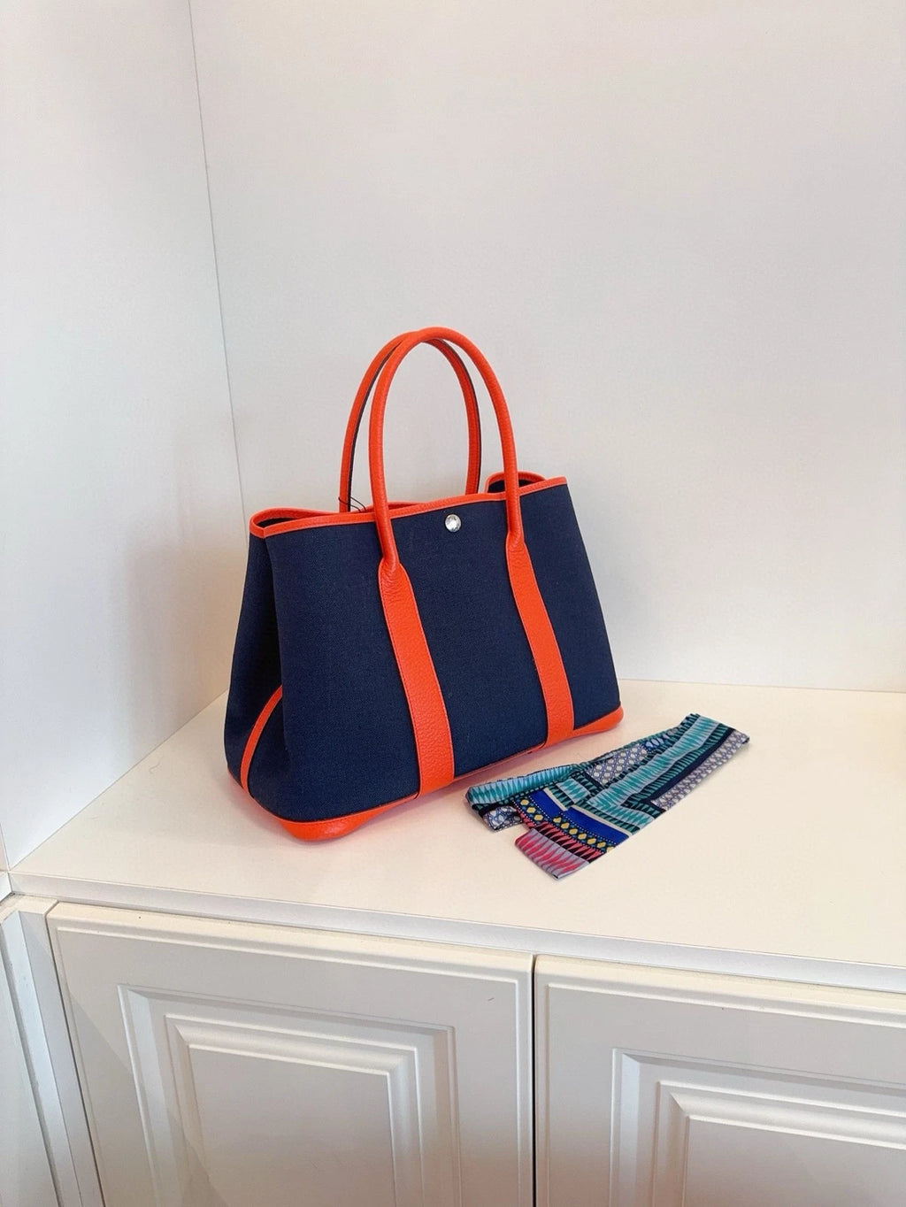 Hermes Garden Party36 Canvas Tote Bag For Women