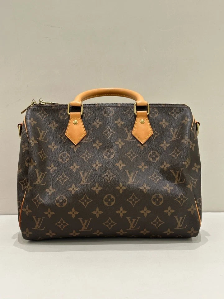 Louis Vuitton Speedy30 Canvas Handbag For Women