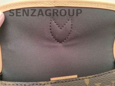 Louis Vuitton Monogram Nano Speedy Shoulder Crossbody Bag Brown Gold