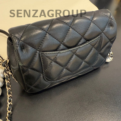 Chanel Mini Quilted Lambskin Chain Shoulder Bag - Classic Women's