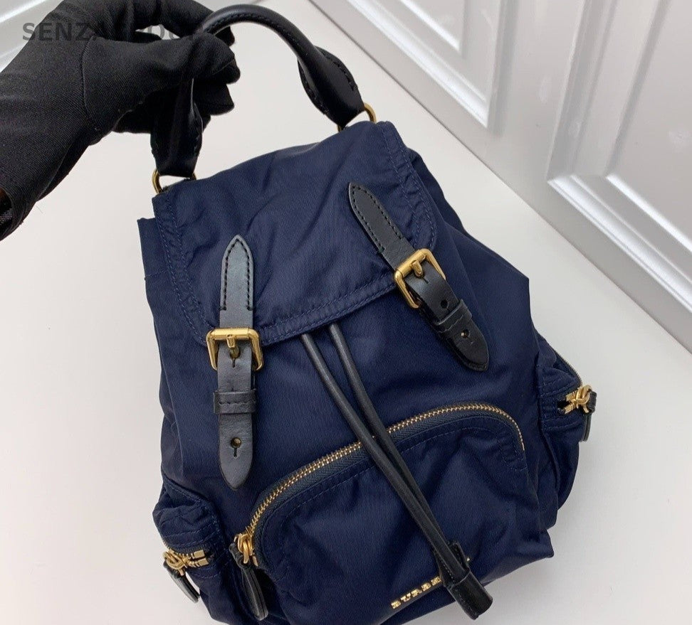 Burberry Backpack Shoulder Bag Blue