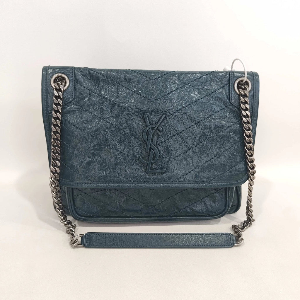 Saint Laurent Niki Leather Shoulder Bag Crossbody Excellent