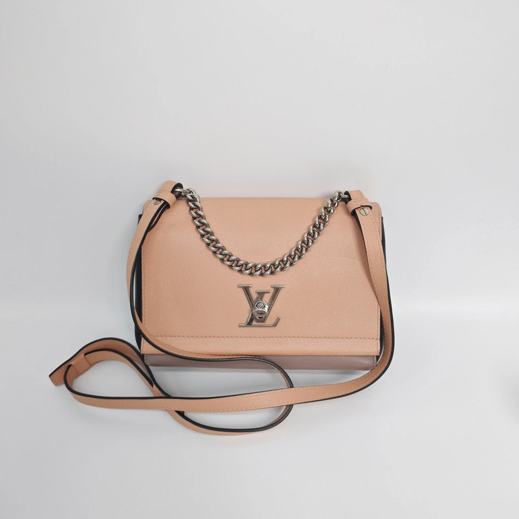 Louis Vuitton Tri-color Lockme BB Chain Crossbody Bag For Women