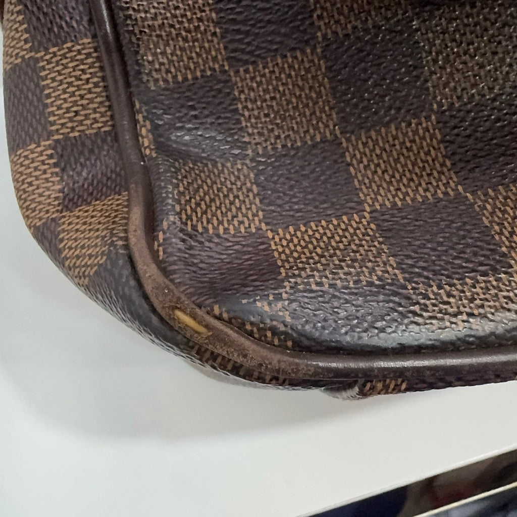 Authentic Louis Vuitton Shelton Laptop Messenger Bag Damier Canvas Crossbody