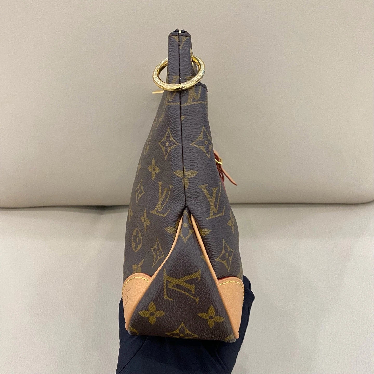 Louis Vuitton Odeon PM Shoulder Bag Crossbody Monogram Brown Gold Women Classic