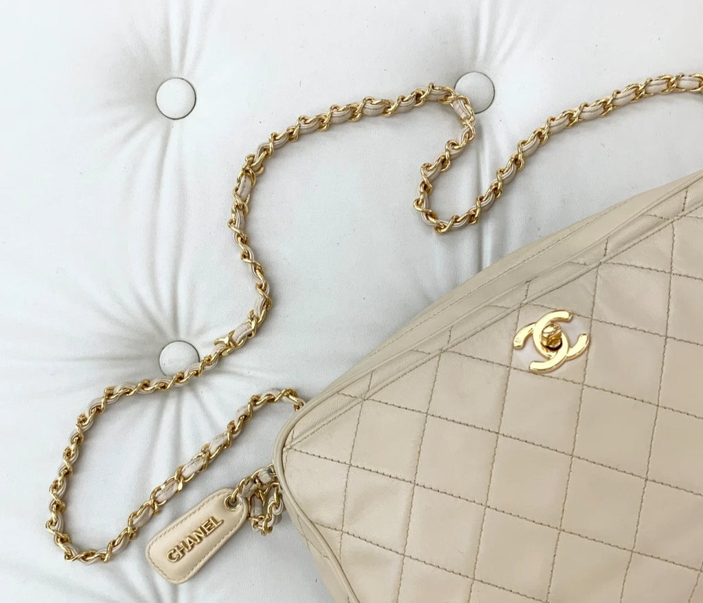 Chanel Lambskin 2Ways Shoulder Bag Crossbody Bag Women S