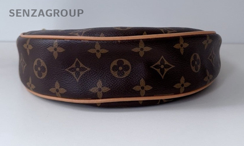 Louis Vuitton Monogram Hobo Shoulder Bag Brown Gold Used Women Classic