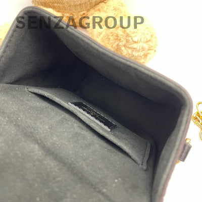 Louis Vuitton Camera Box Bag Brown Black Women's Classic Shoulder Crossbody