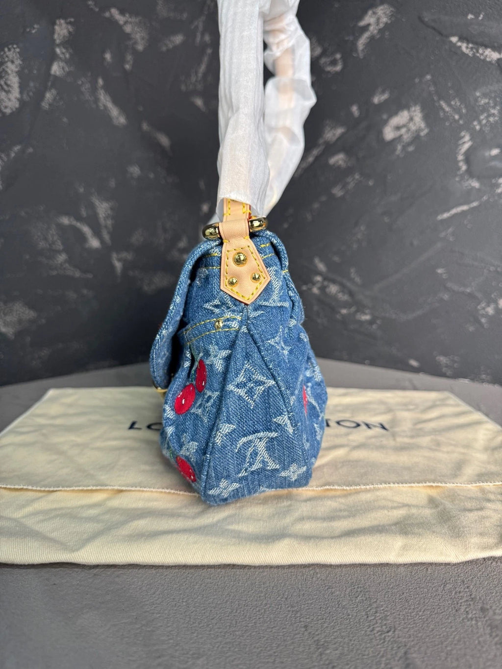 Louis Vuitton x Takashi Murakami Cherry Sunset Handbag For Women