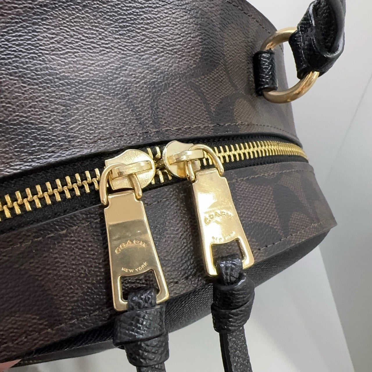 Coach Jordyn 27 Monogram Colorblock Canvas Backpack For Women