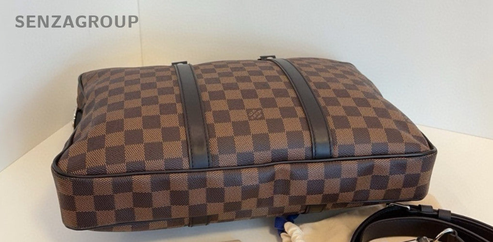 Louis Vuitton Briefcase Damier Ebene Handbag 2way Shoulder bag Brown