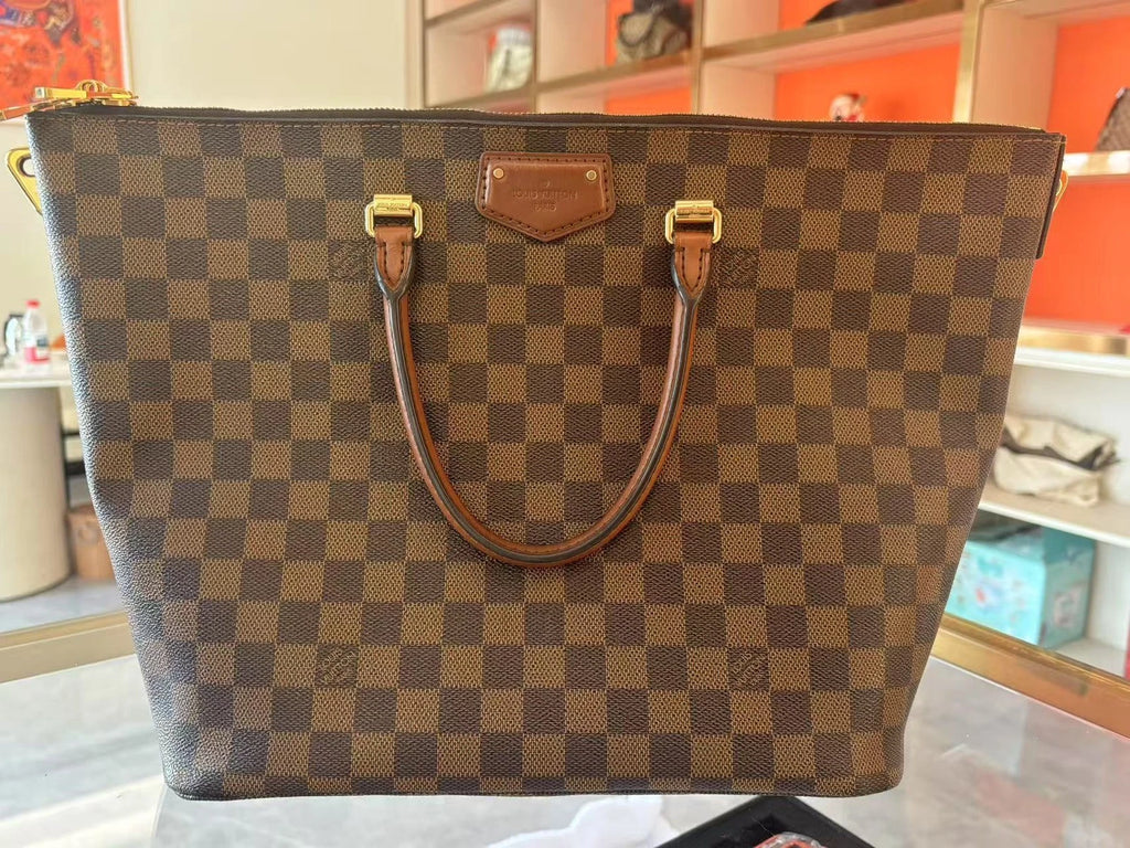 Authentic Louis Vuitton Damier Canvas Handbag Shoulder Bag For Women