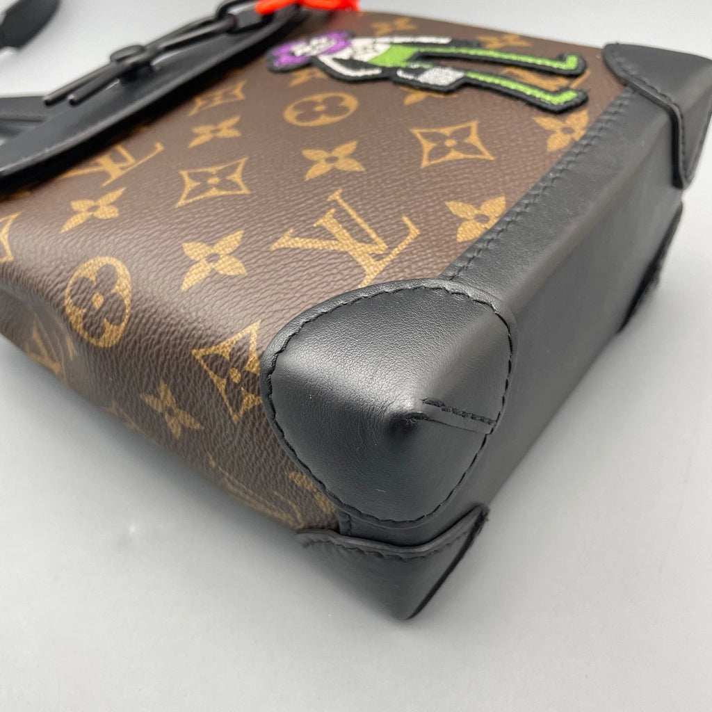Louis Vuitton Steamer Backpack Monogram Canvas Top Handle Bag Brown Women