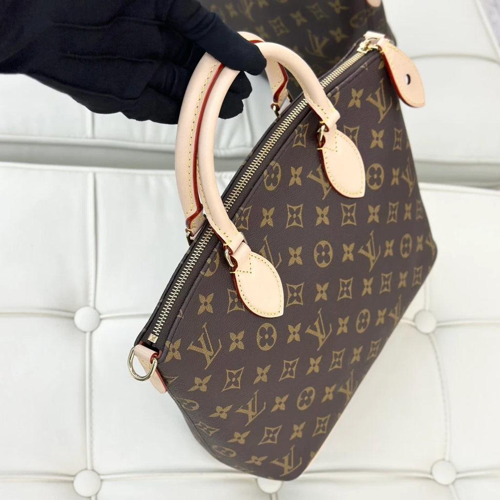 Louis Vuitton Neo Lockit PM Monogram Tote Top Handle Crossbody Bag Women S