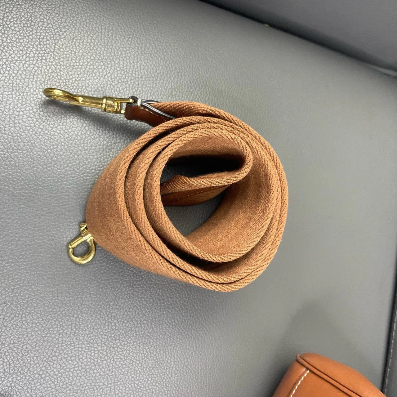 Celine Soft 16 Small Caramel Leather Shoulder Crossbody For Women