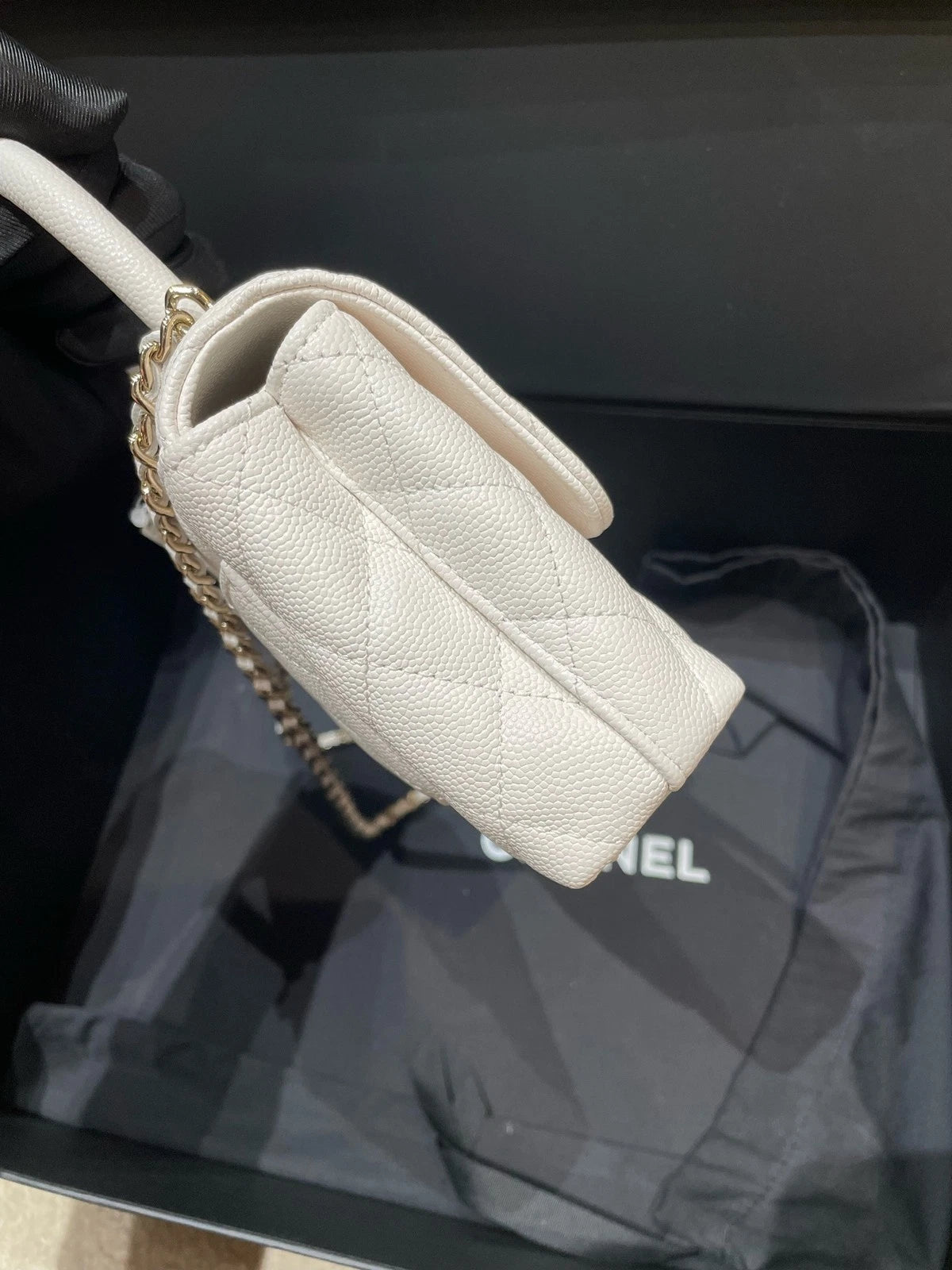 New CHANEL Coco Handle Mini Top Handle Bag For Women
