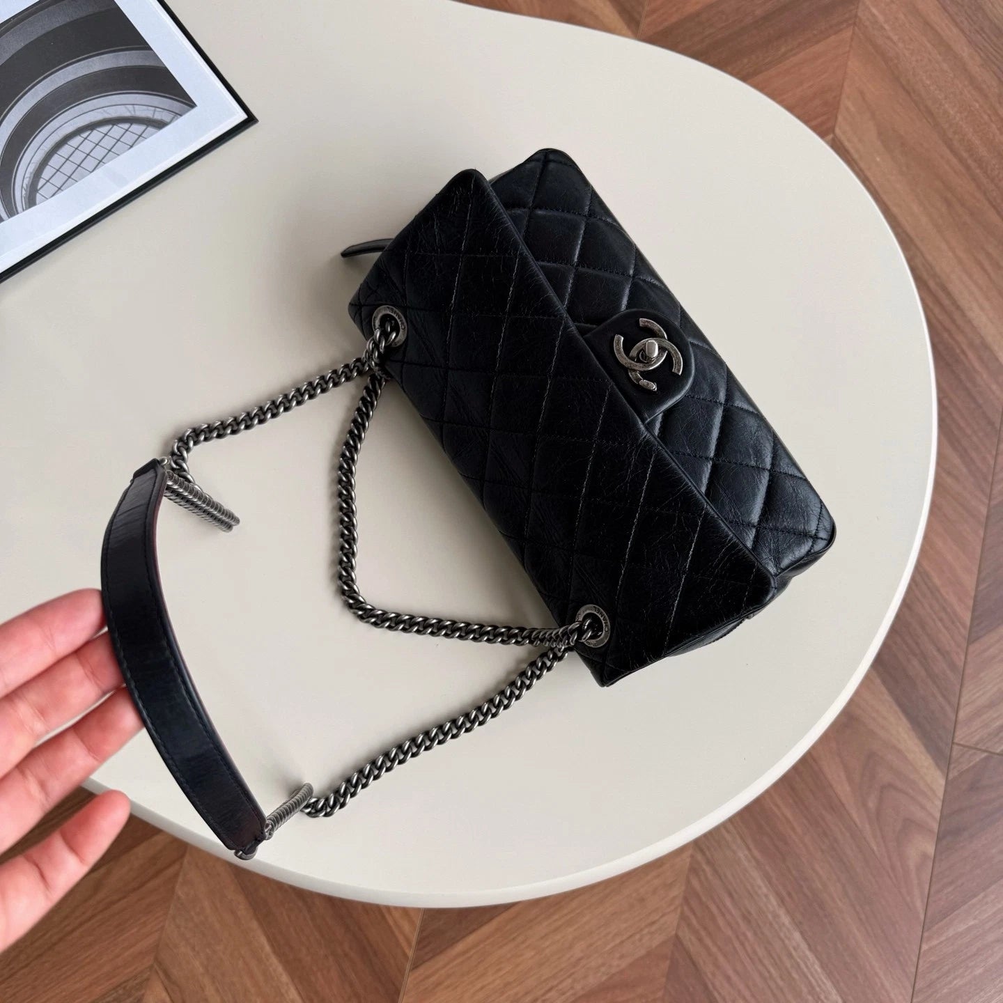 Chanel Mumbai Series Classic Flap Medium Shoulder Crossbody Bag
