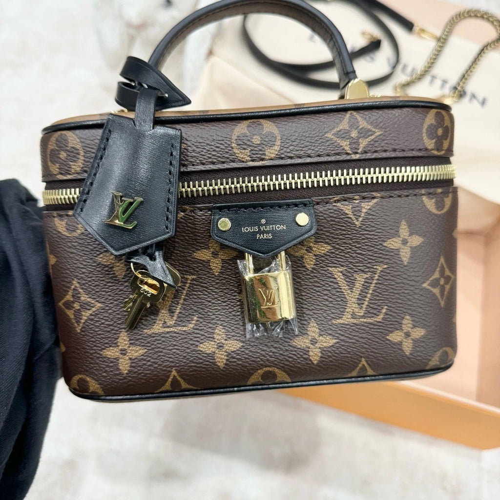 Louis Vuitton Vanity Canvas Top Handle Excellent